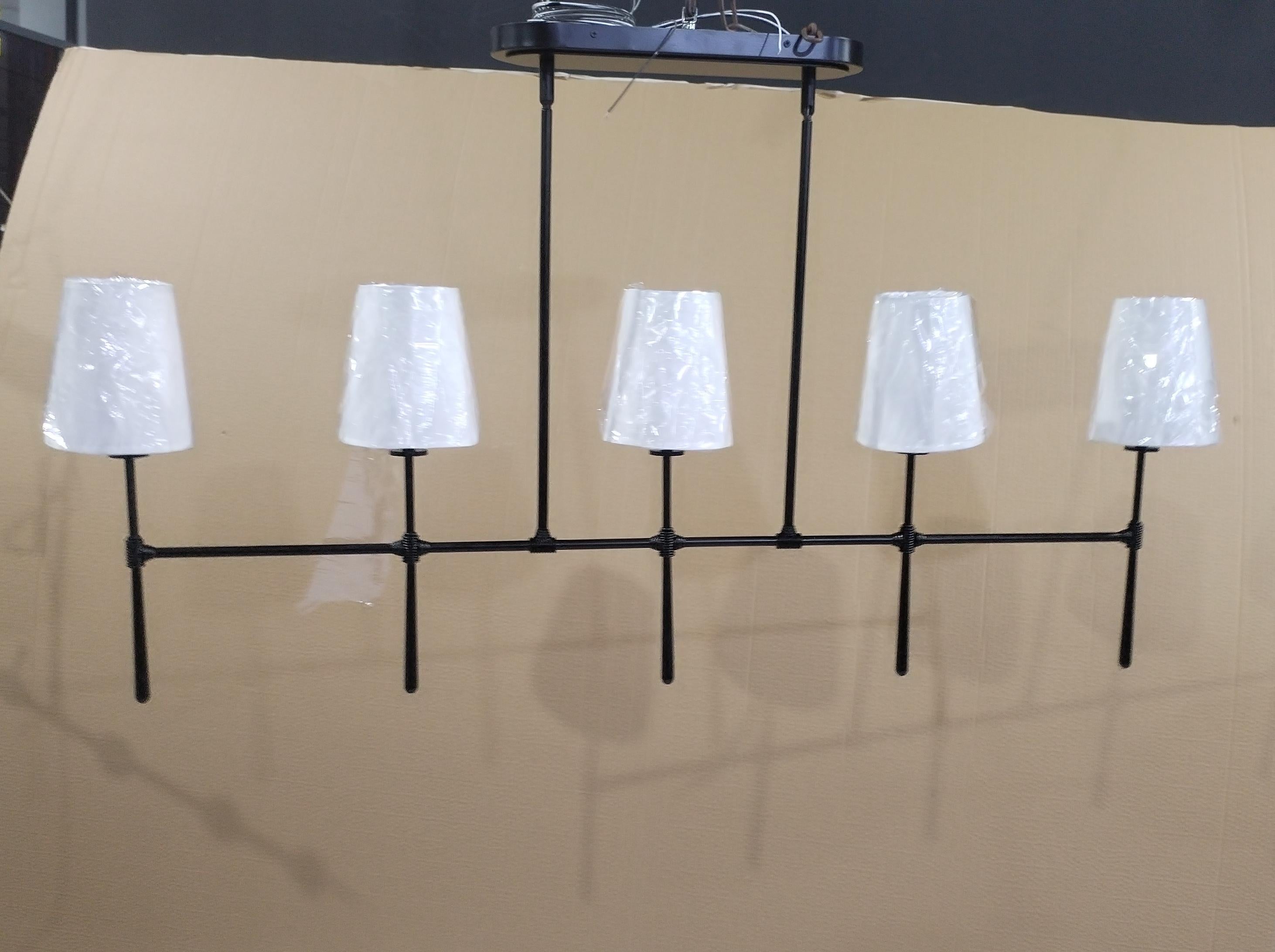 Rhodes Linear Chandelier 5 / 6 Light - thebelacan