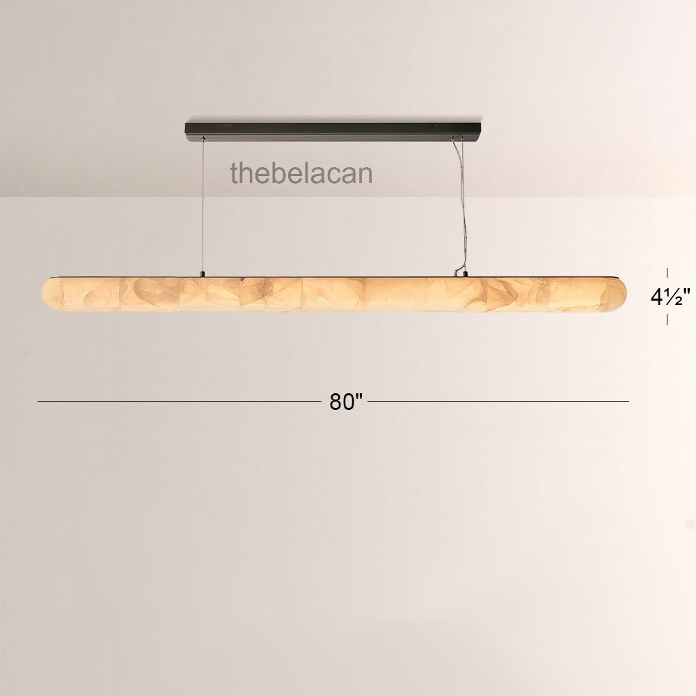 Rivage Lisse Linear Chandelier 80″W - thebelacan