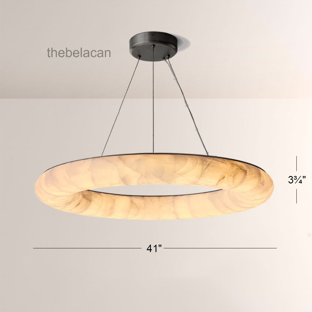 Rivage Lisse Round Chandelier 41″D - thebelacan