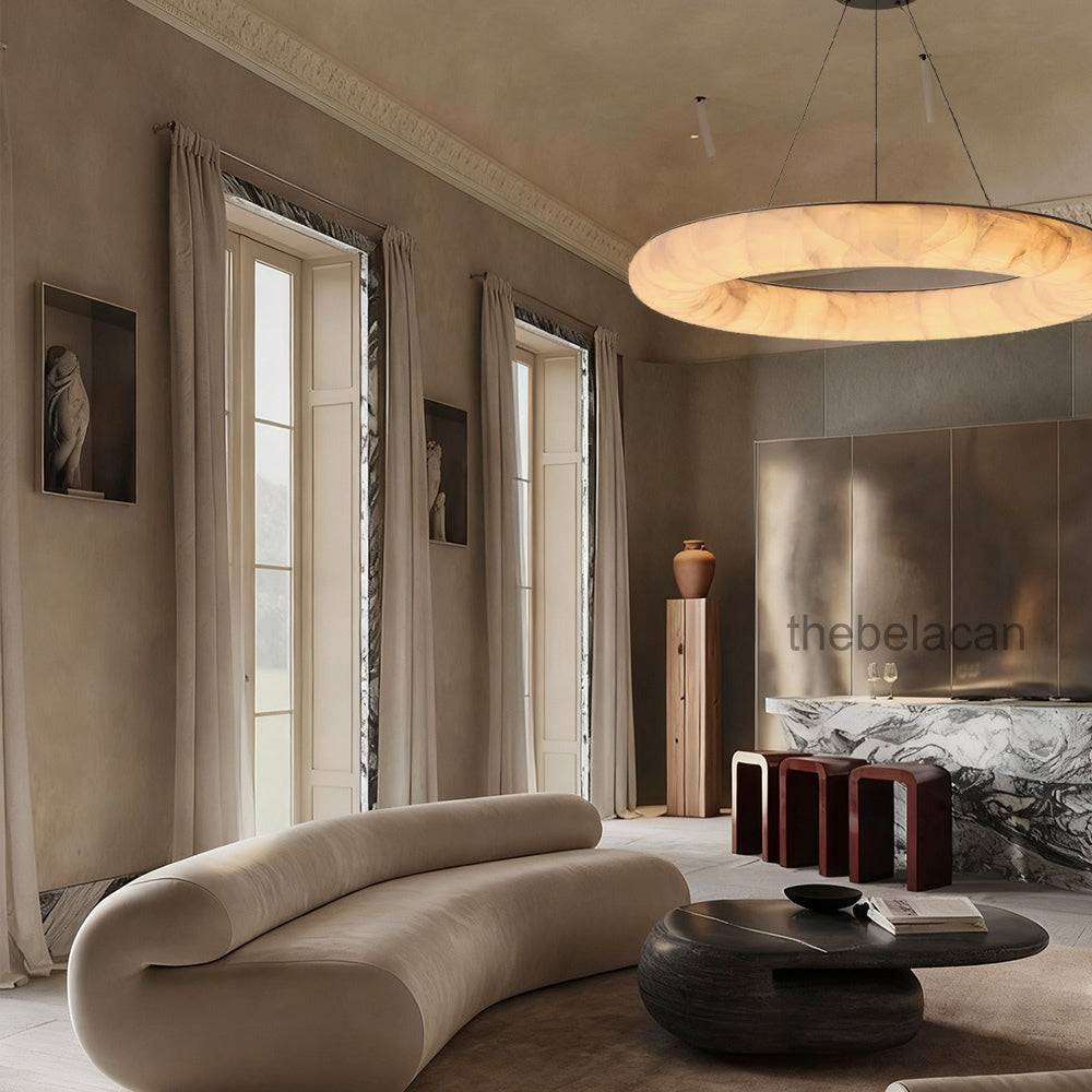 Rivage Lisse Round Chandelier 41″D - thebelacan