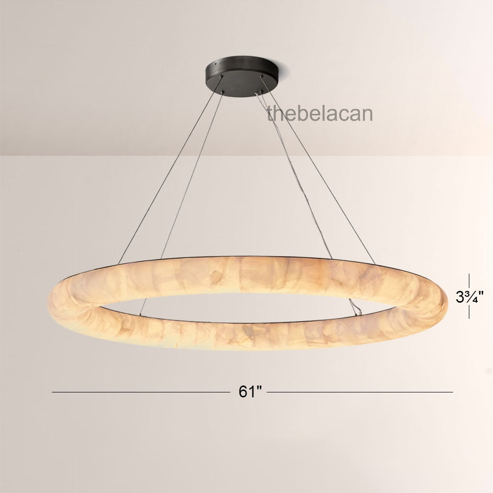 Rivage Lisse Round Chandelier 61″ D - thebelacan