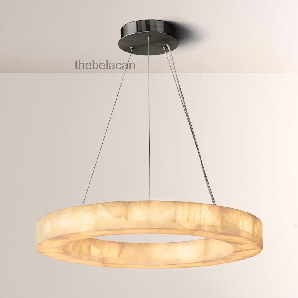 Riveage Calcite Round Chandelier 31"40"60" - thebelacan