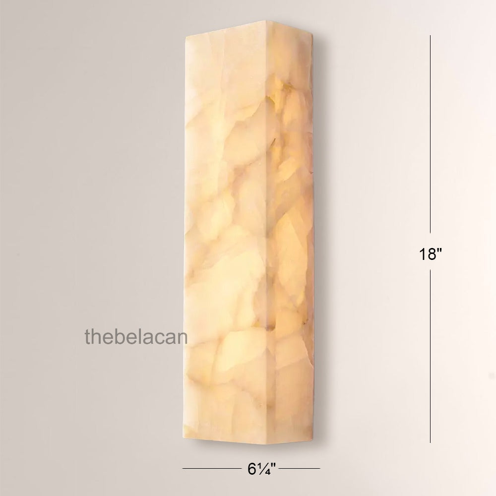 Riveage Calcite Wall Sconce - thebelacan