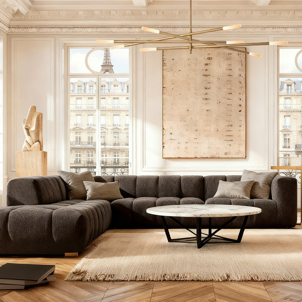 Rouvelle 8-Light Mobile Etched Rod Chandelier - thebelacan