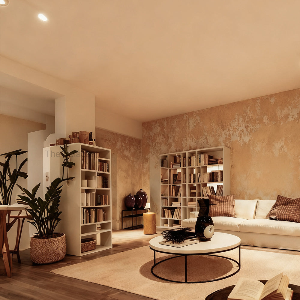 SalVerve Stone Round Coffee Table - thebelacan