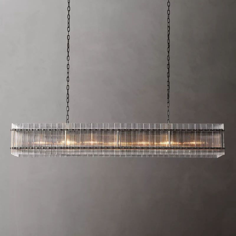 San Marco Rectangular Chandelier 72" - thebelacan