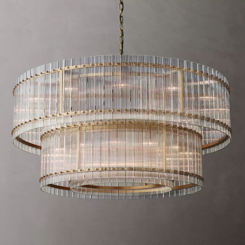 San Marco Two-tier Luxury Round Chandelier 60" - thebelacan
