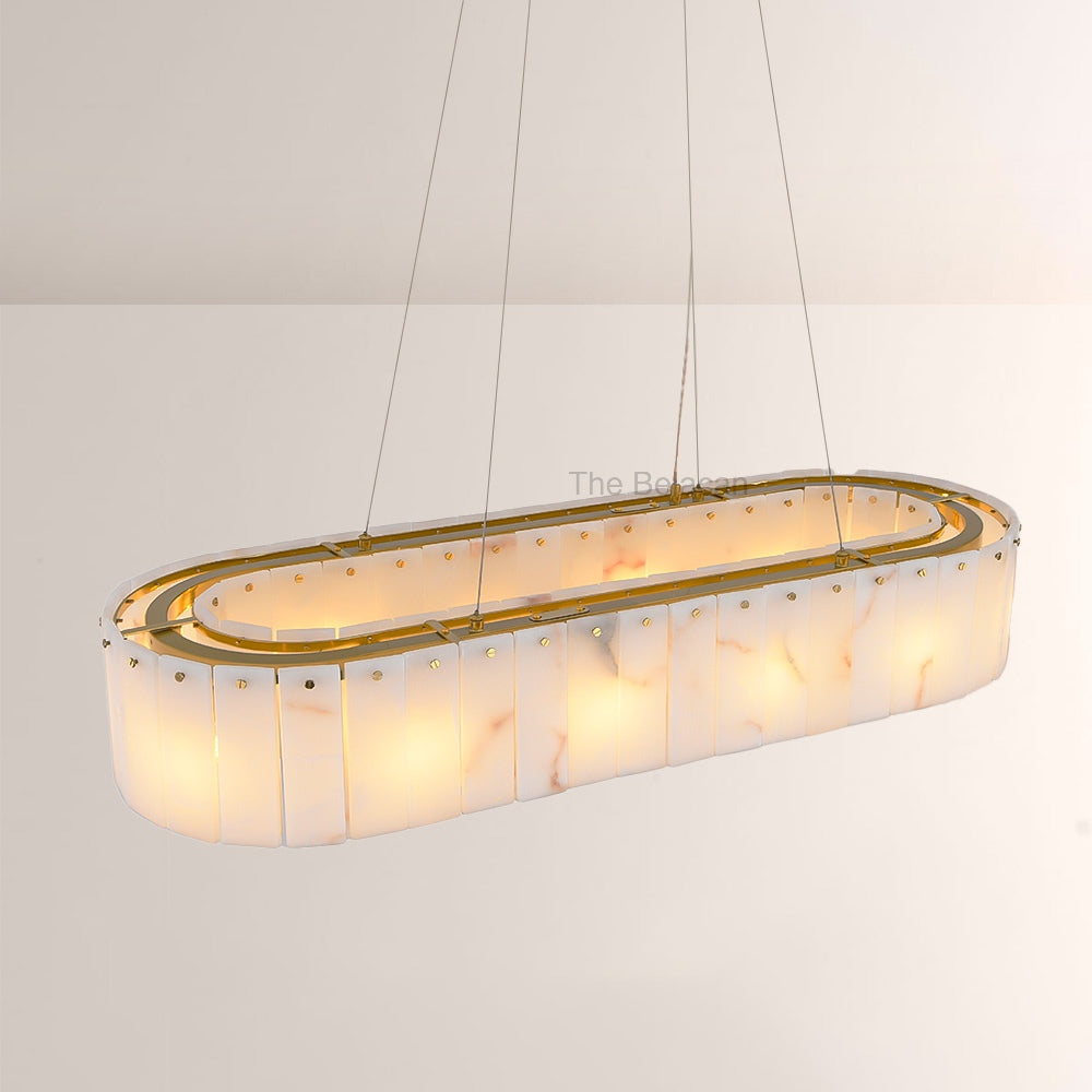 Sawyer Alabaster Rectangle Chandelier 40 54 - thebelacan