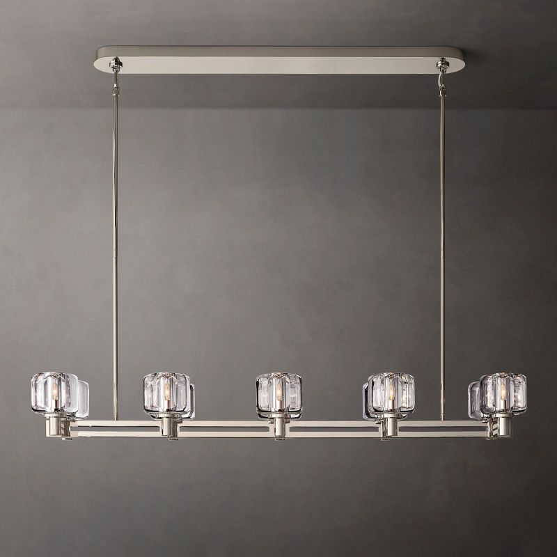Sebendek Double Linear Chandelier 54" - thebelacan