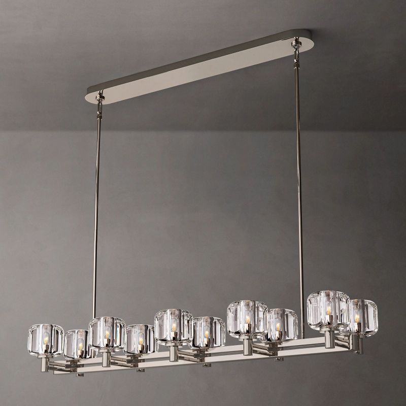Sebendek Double Linear Chandelier 54" - thebelacan
