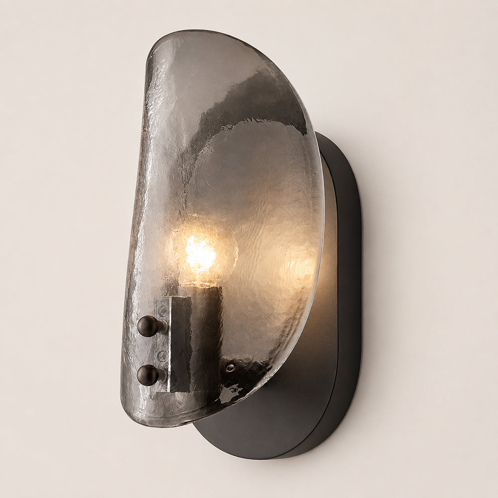 Shesara Smoke Glass Sconce