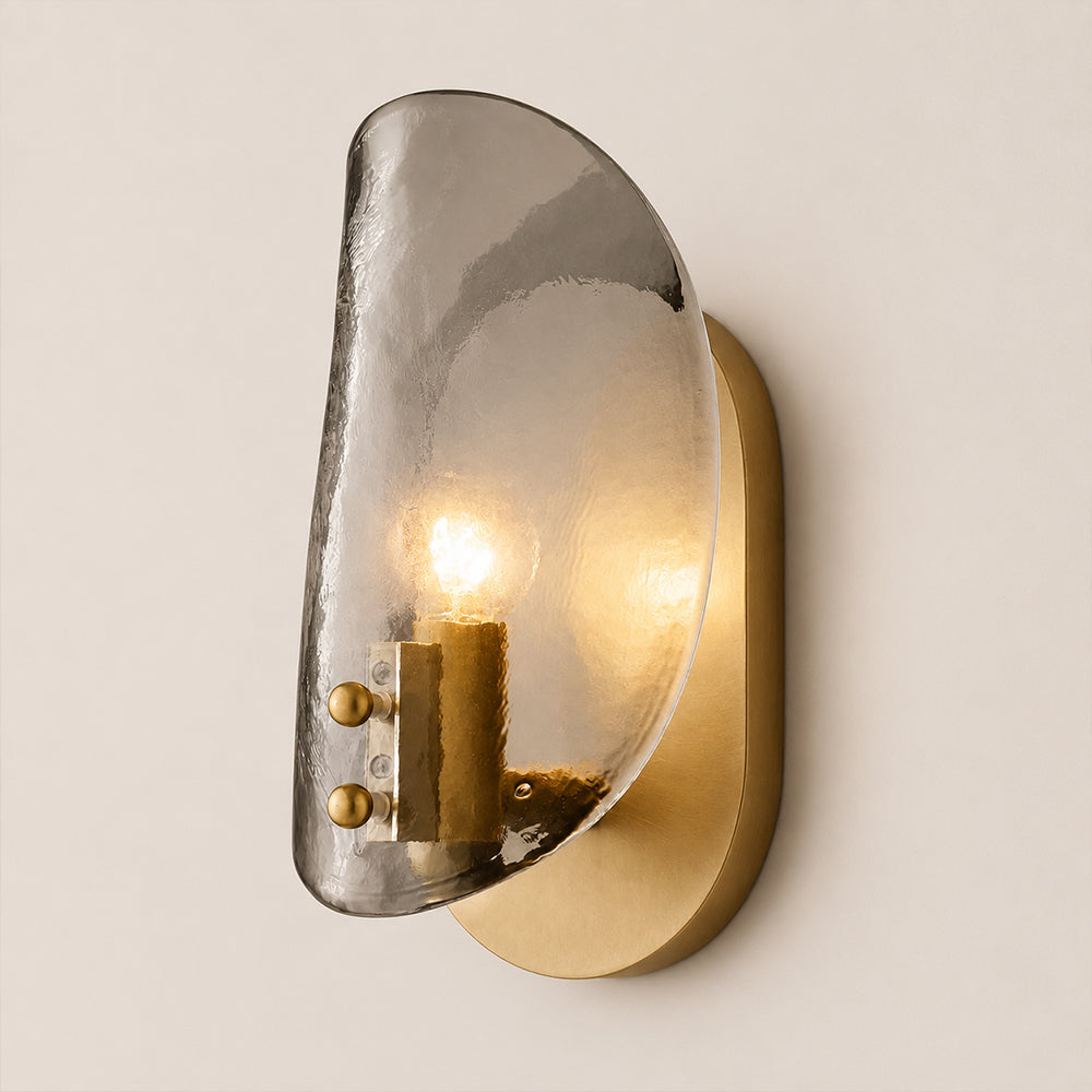 Shesara Smoke Glass Sconce