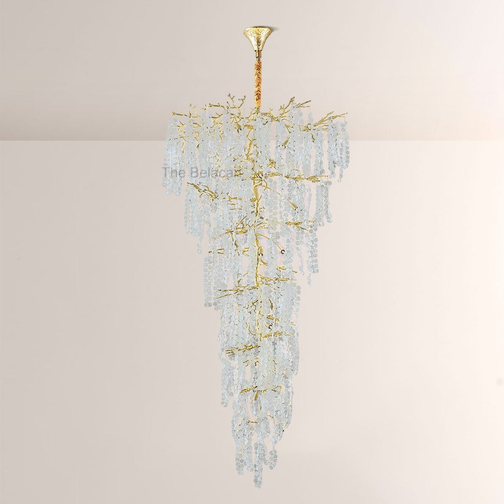 Shiro Noda Crystal Tree Branch Chandelier 95 - thebelacan