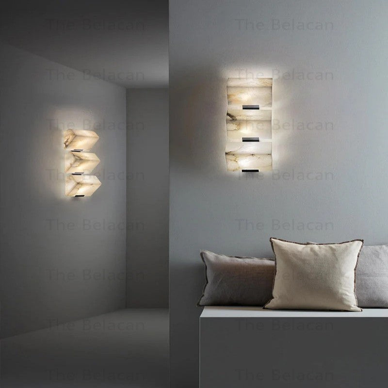 Alabaster Beimo Wall Sconce - thebelacan