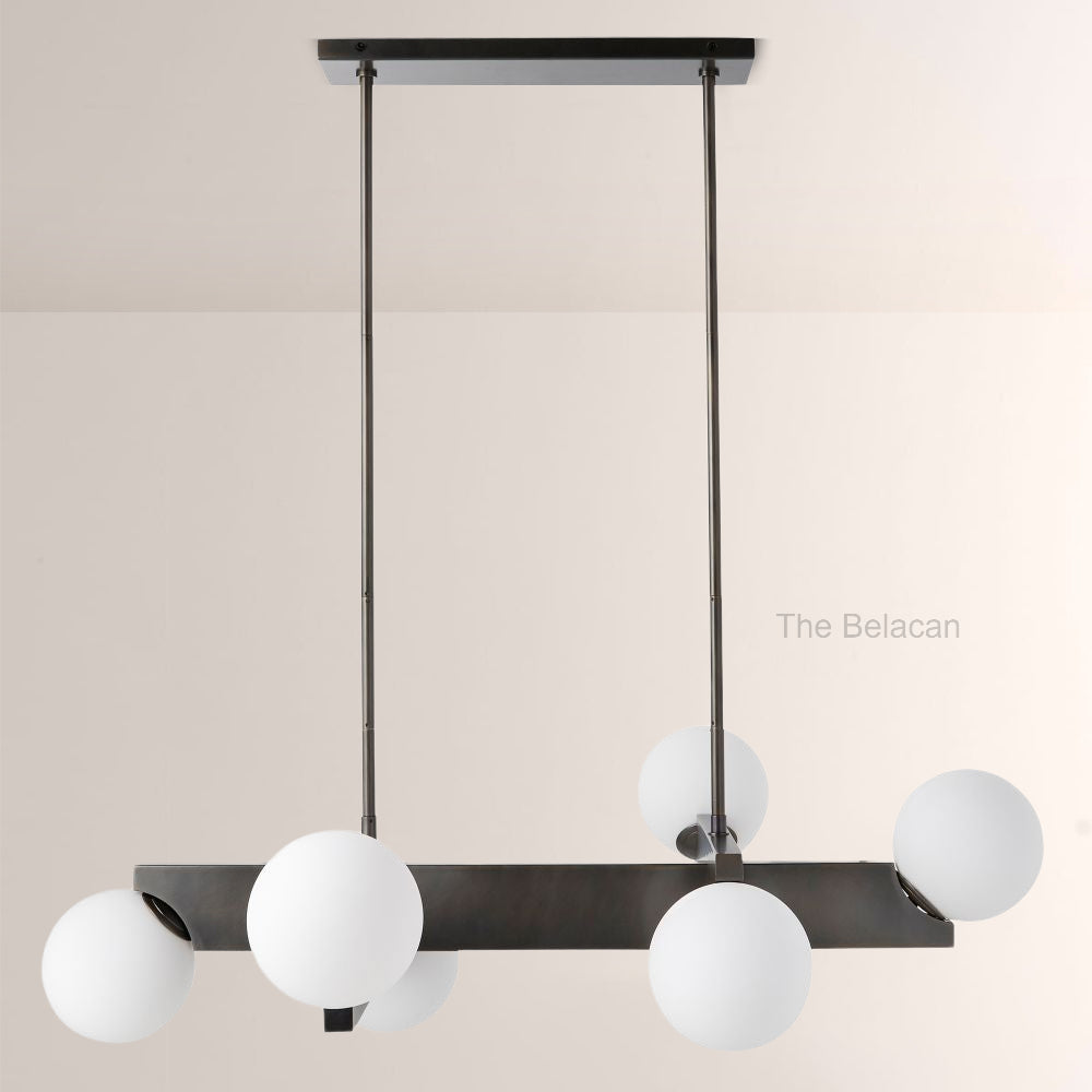 Thera Globe Linear Chandelier - thebelacan