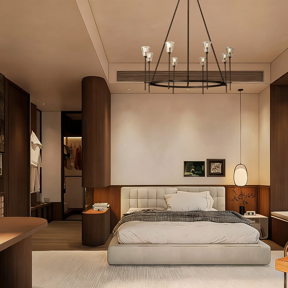 TorApex De Verre Round Chandelier 46 - thebelacan