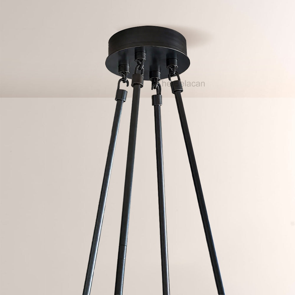 TorApex De Verre Round Chandelier 70 - thebelacan