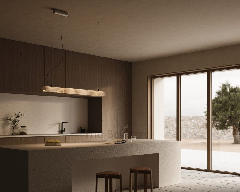 Alabaster Roll Chandelier - thebelacan