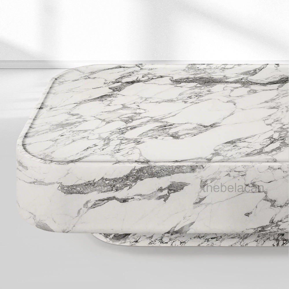 VitLuxe Carved Coffee Table - thebelacan