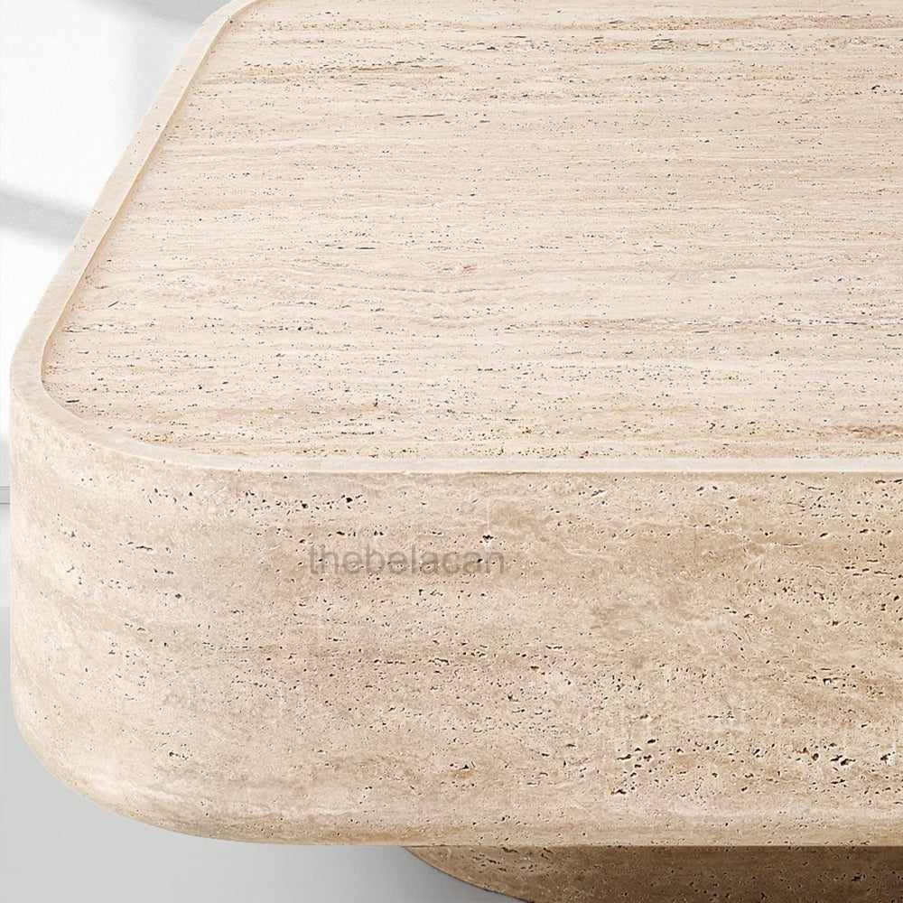 VitLuxe Carved Coffee Table - thebelacan