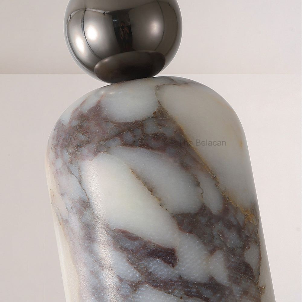 Vitrella Bell-Shaped Marble Pendant - thebelacan