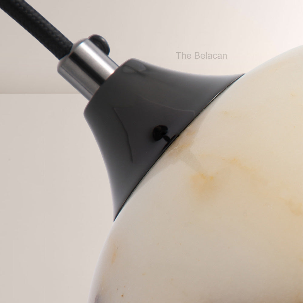 Vitrella Dome-Shaped Marble Pendant(2/3-Head) - thebelacan