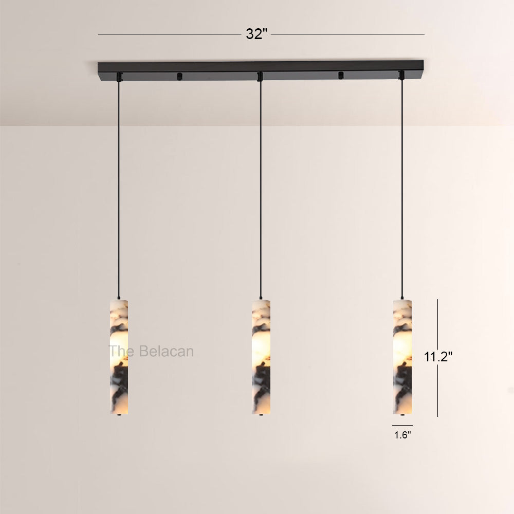 Vitrella Landscape-Marble Cylinder Pendant(1/3-Head) - thebelacan