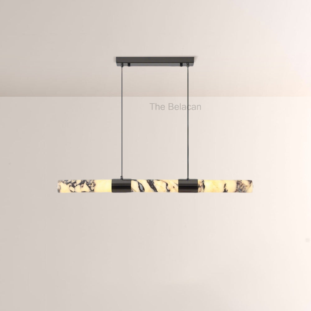 Vitrella Linear Marble Chandelier - thebelacan