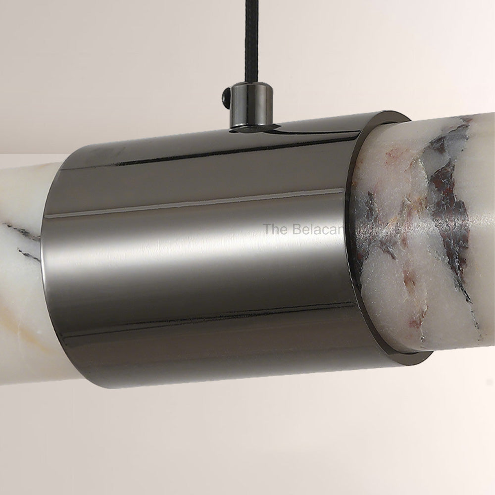 Vitrella Linear Marble Chandelier - thebelacan