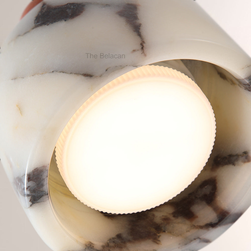 Vitrella Stacked Stone Multi-Tone Pendant - thebelacan