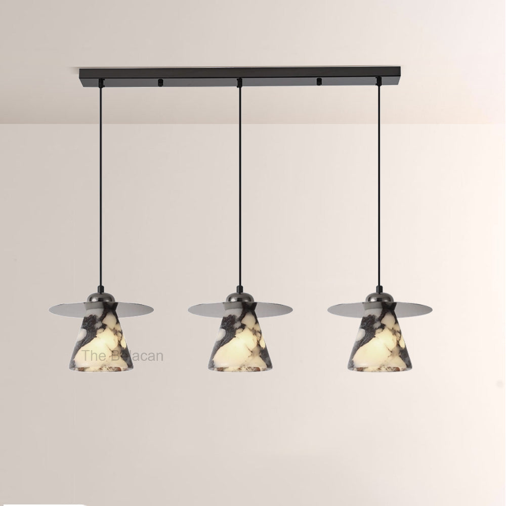 Vitrella Tapered Marble Pendant(1/3-Head) - thebelacan