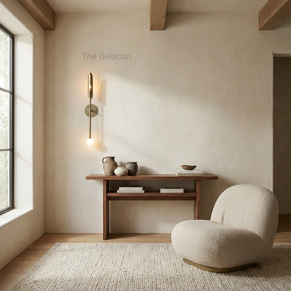 Voyant Sculptural Arc Globe Wall Sconce - thebelacan