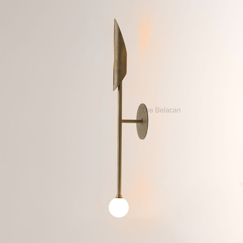 Voyant Sculptural Arc Globe Wall Sconce - thebelacan