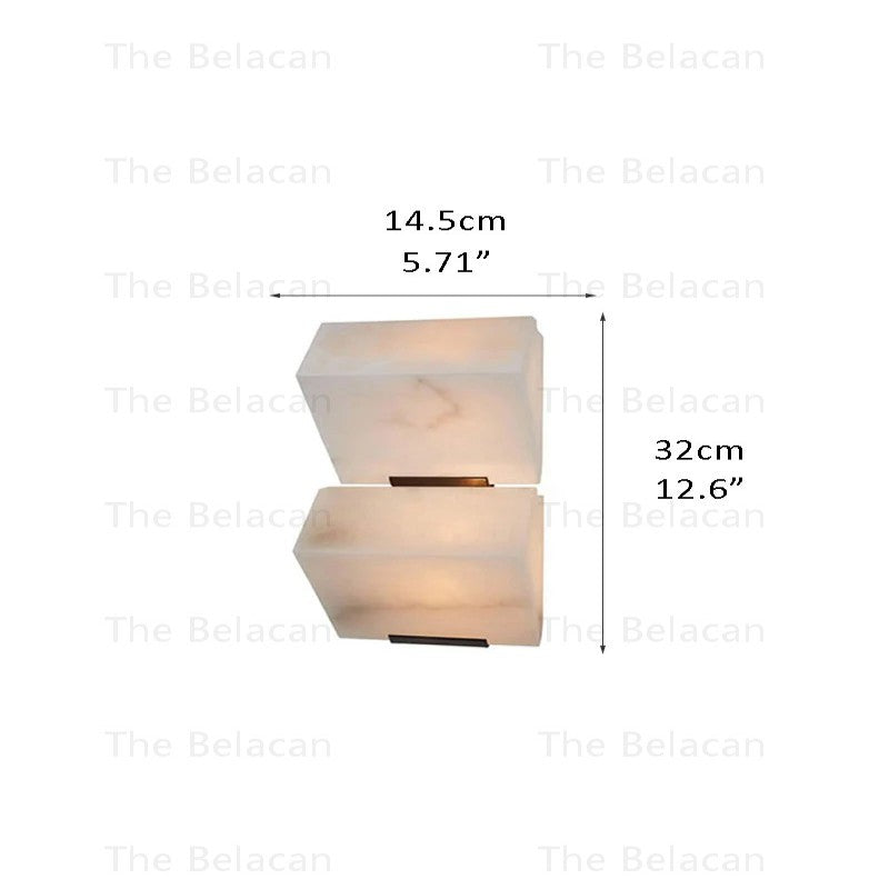 Alabaster Beimo Wall Sconce - thebelacan