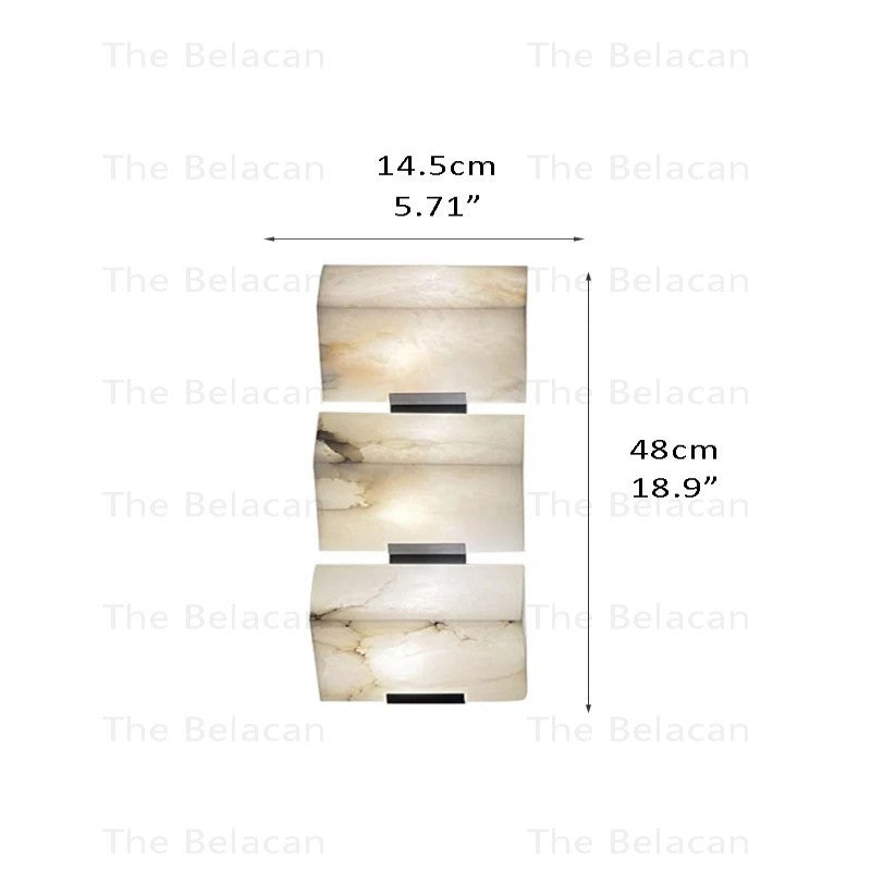 Alabaster Beimo Wall Sconce - thebelacan