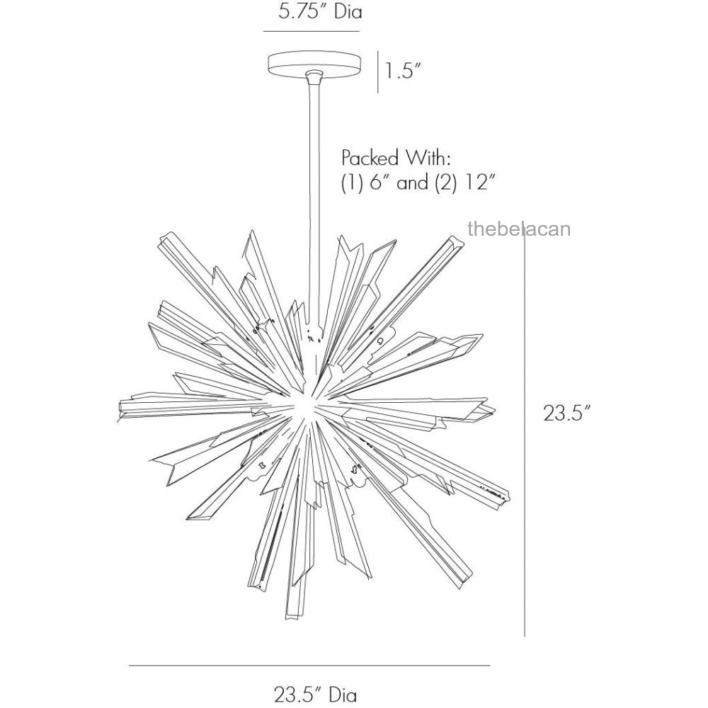 WalLuxe Small Chandelier - thebelacan
