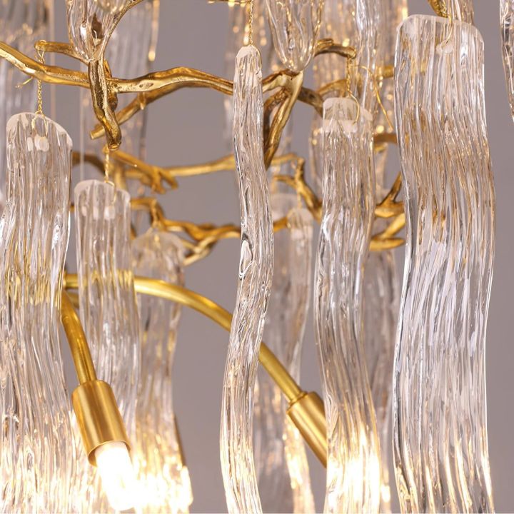 Waterfall Crystal Branch Chandelier - thebelacan