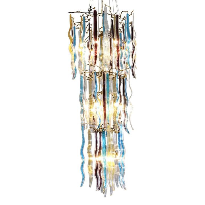 Waterfall Crystal Branch Chandelier - thebelacan