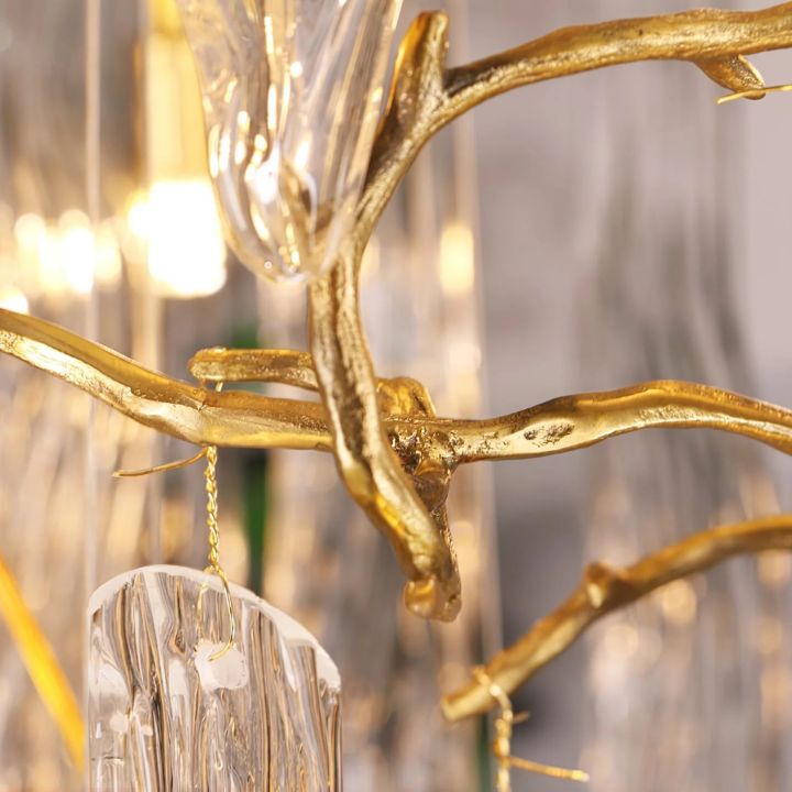 Waterfall Crystal Branch Chandelier - thebelacan