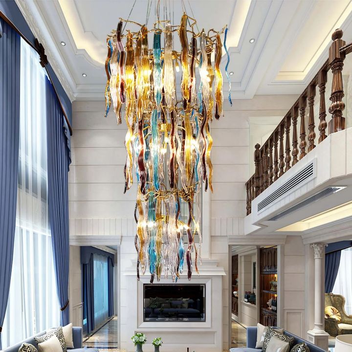 Waterfall Crystal Branch Chandelier - thebelacan