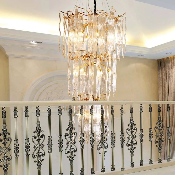 Waterfall Crystal Branch Chandelier - thebelacan