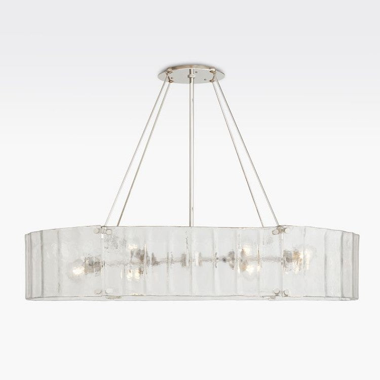 Willamette Oval Crystal Chandelier 48" - thebelacan