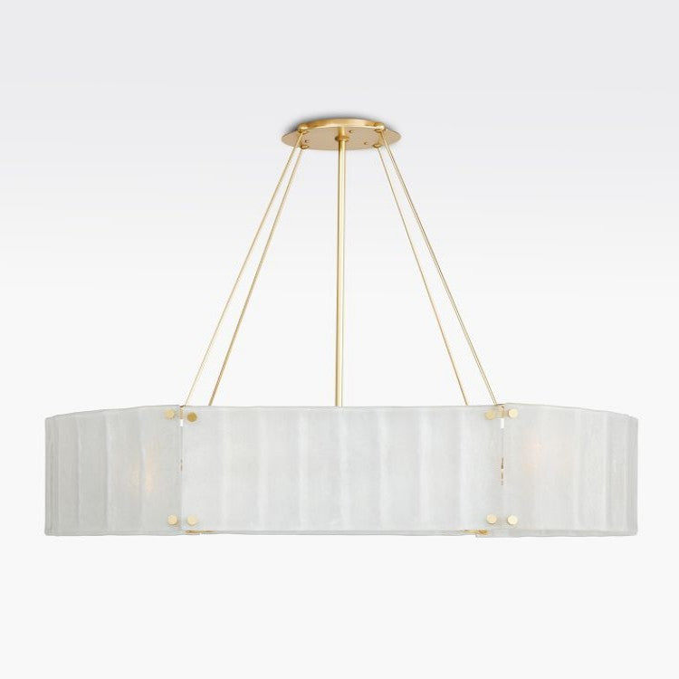 Willamette Oval Crystal Chandelier 48" - thebelacan