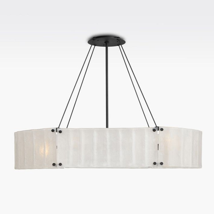 Willamette Oval Crystal Chandelier 48" - thebelacan