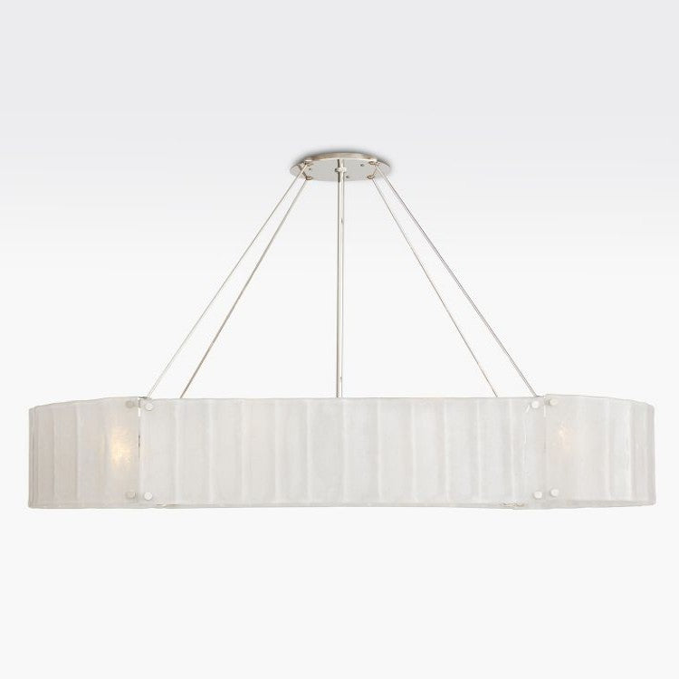 Willamette Oval Crystal Chandelier 60" - thebelacan
