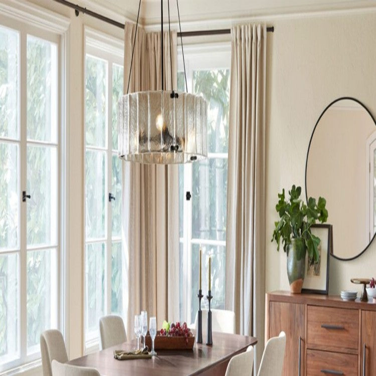 Willamette Round Crystal Chandelier 24" - thebelacan