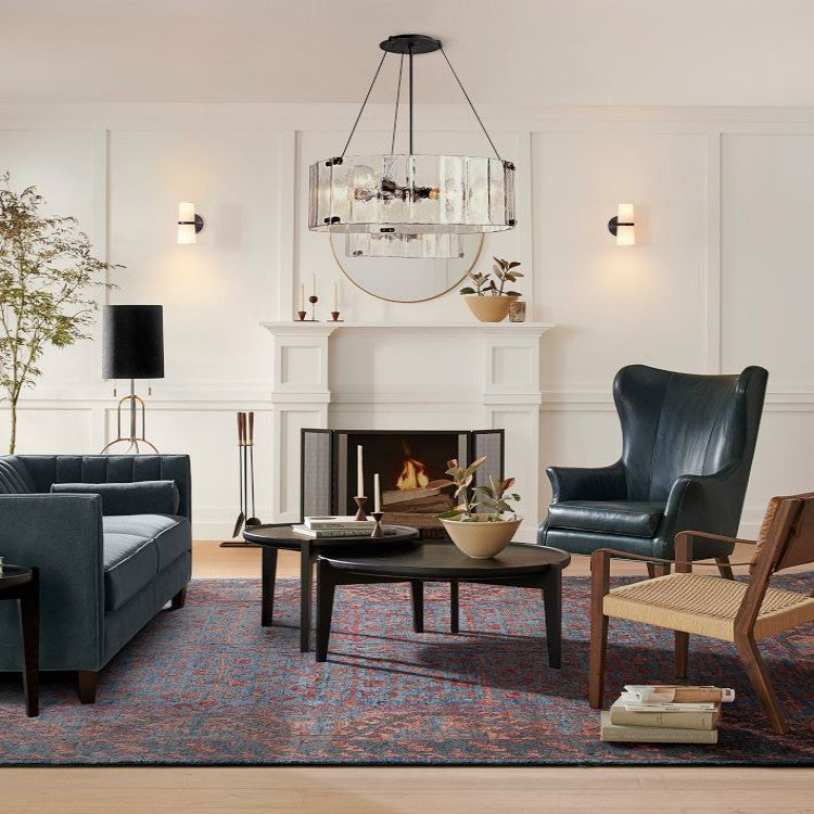 Willamette Round Crystal Chandelier 32" - thebelacan