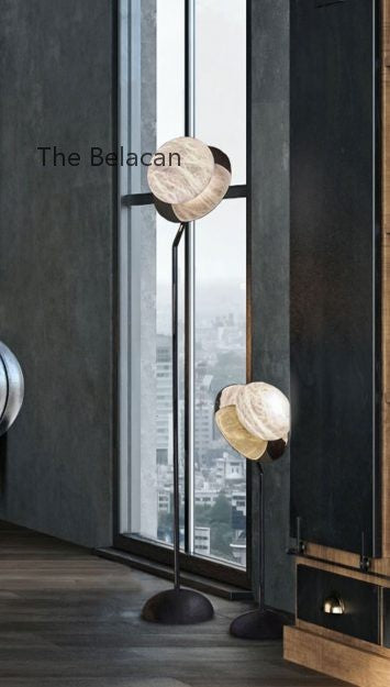 Alabaster Beflex Floor Lamp - thebelacan