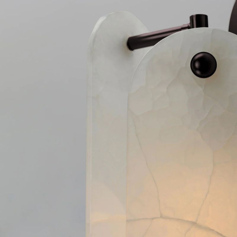 Studio M Alabaster Megalith Wall Sconce - thebelacan