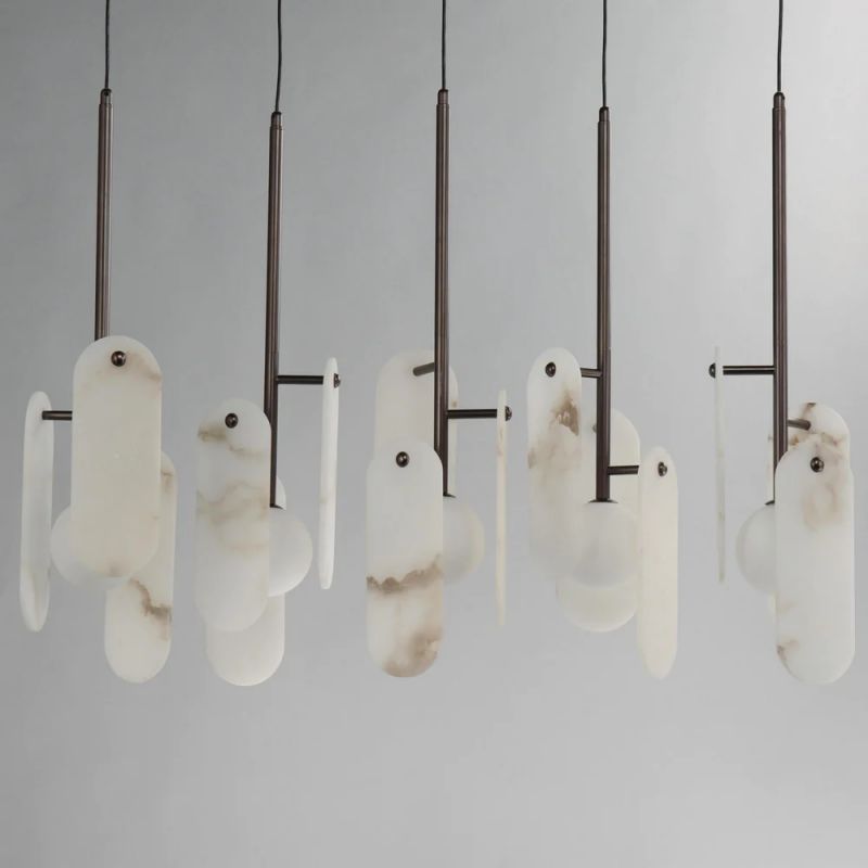 Alabaster Studio M Megalith 5-Light Pendant - thebelacan